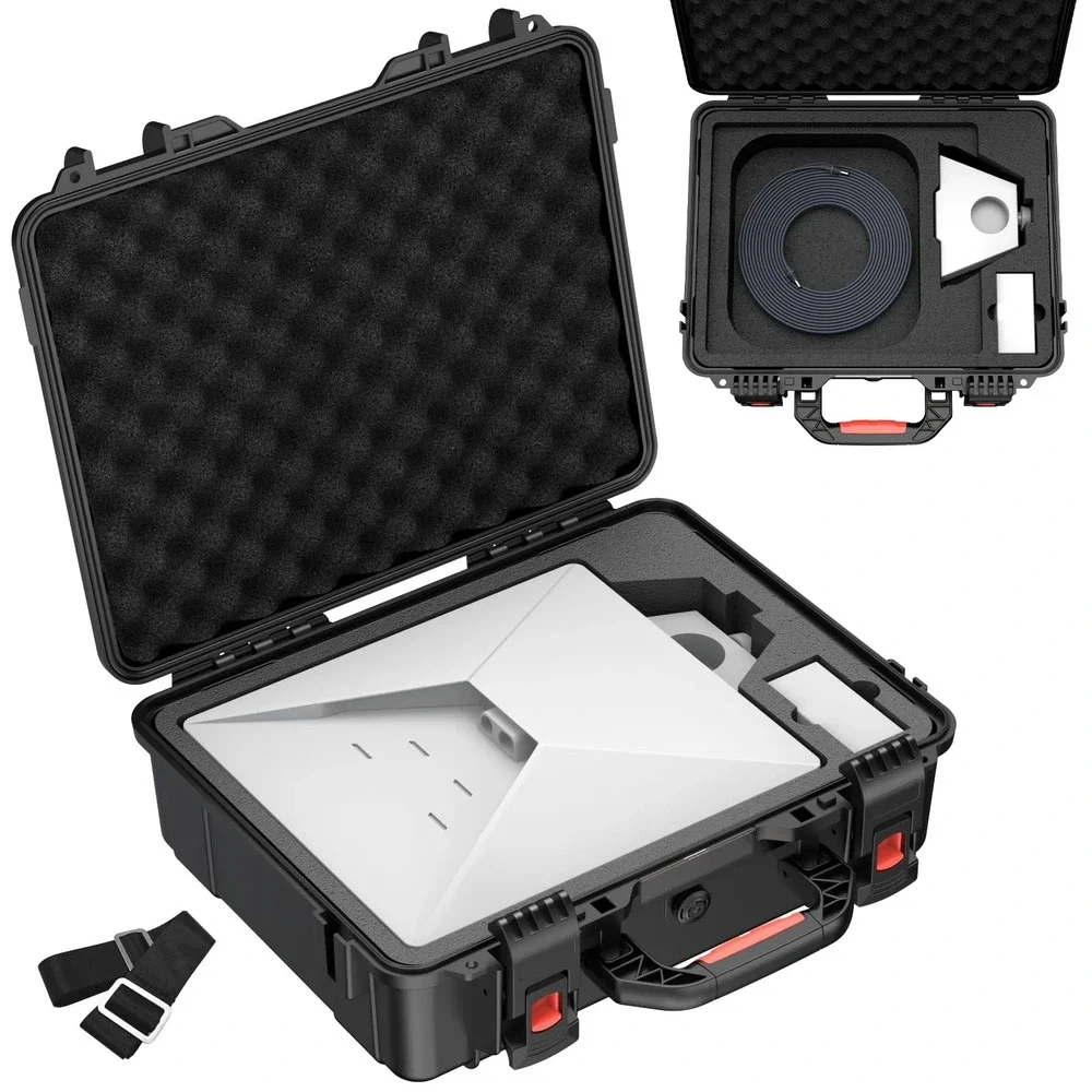 MEKEET Waterproof Hard Case for Starlink Mini Dish Travel Storage with Foam